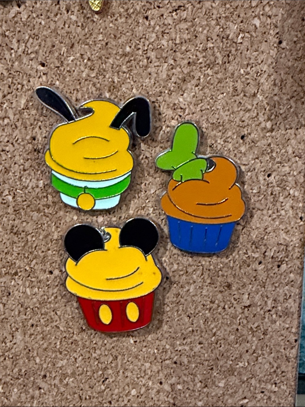 Disney Cupcake Pin Bundle
